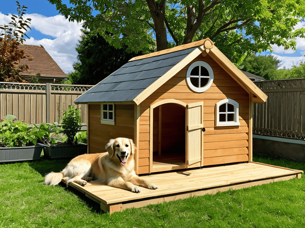 Paw-some Pointers Dog House