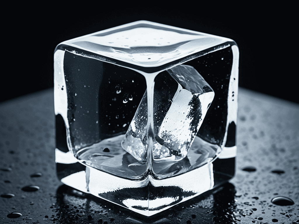 Making Clear Ice Cubes
