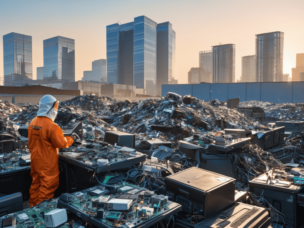 Urban Mining for Rare Earths concept