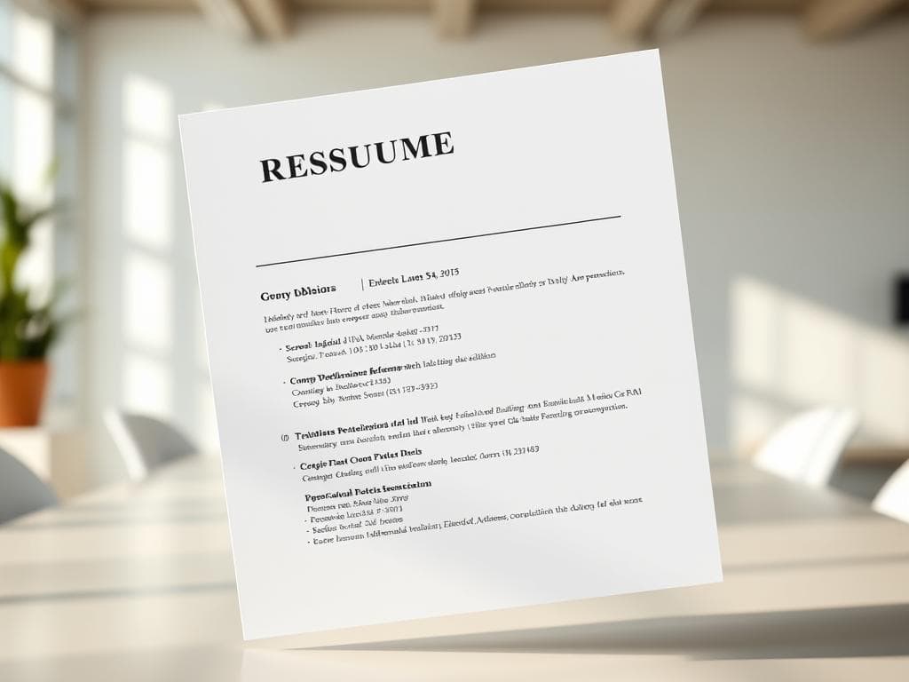standout resume