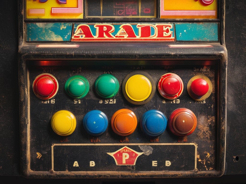 Retro game inspired UI elements