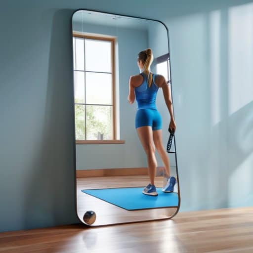 Smart mirror fitness integration: reflect, sweat, train