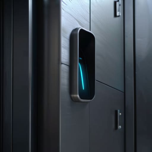 Biometric Access Enclave Vaults with iron gates.