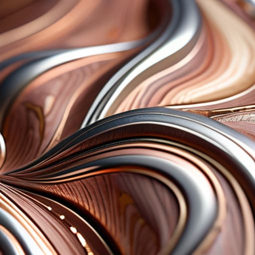 Mokume-Gane Diffusion Bond Torques photograph.